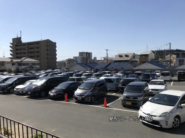 「石切劔箭神社」南駐車場