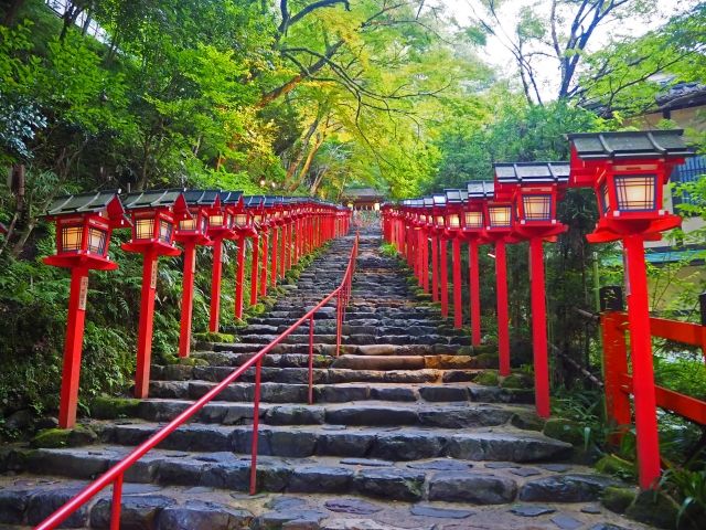 貴船神社の参道