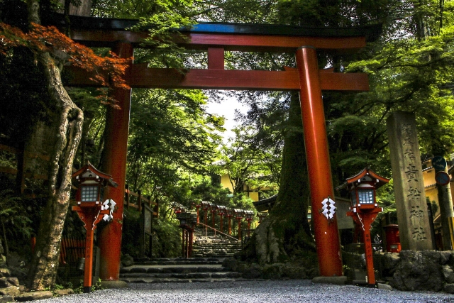 貴船神社鳥居