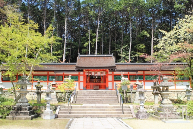 「大原野神社」本殿