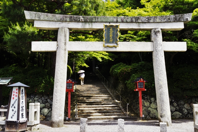 「大原野神社」一の鳥居