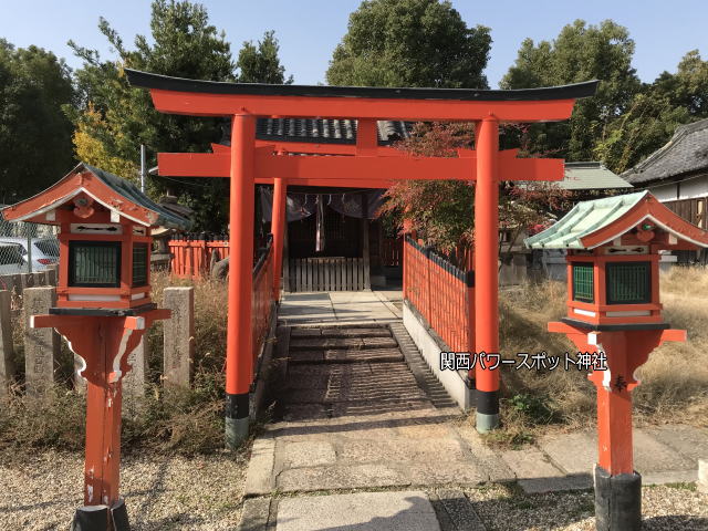 姫嶋神社の末社「玉榮稲荷社」