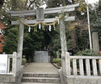 越木岩神社の鳥居