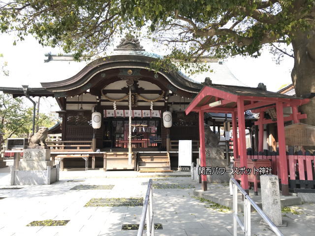 大宮神社の拝殿といぼ大神社