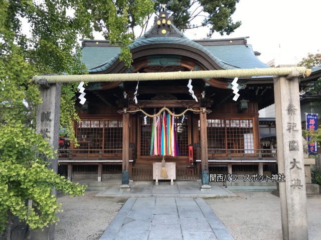 白山神社（大阪市）の拝殿