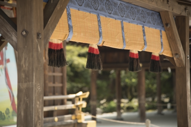 上賀茂神社の御簾