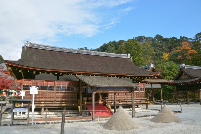 上賀茂神社の拝殿（細殿）