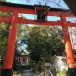 産湯稲荷神社の鳥居