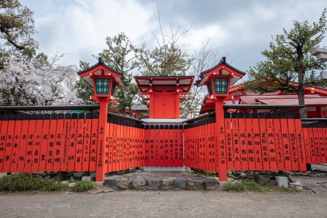 車折神社の末社「芸能神社」