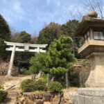 自玉手祭来酒解神社の鳥居