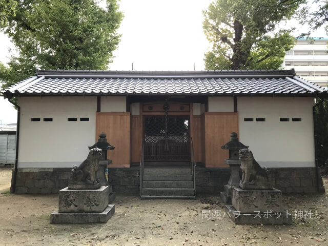 弓削神社（八尾市東弓削）の拝殿