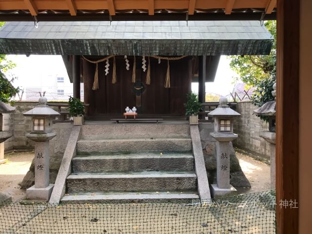 弓削神社（八尾市東弓削）の拝殿