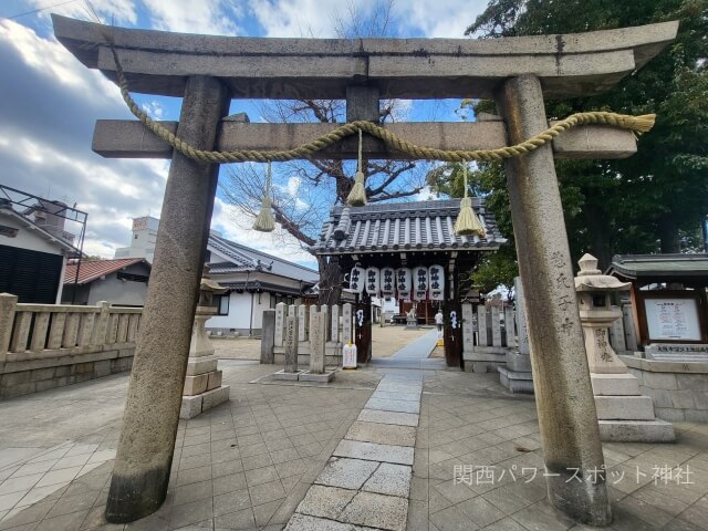 深江稲荷神社の鳥居