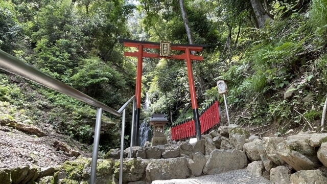 松尾大社 癒しのパワースポット「霊亀（レイキ）の滝」