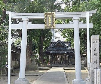 高瀬神社(大阪府守口市)鳥居