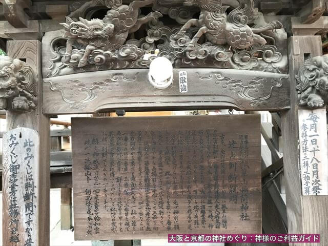 「瓢箪山稲荷神社」辻占判断の説明