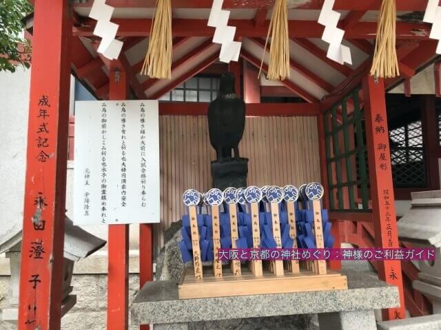 阿倍王子神社「御鳥社(願掛け御鳥)」