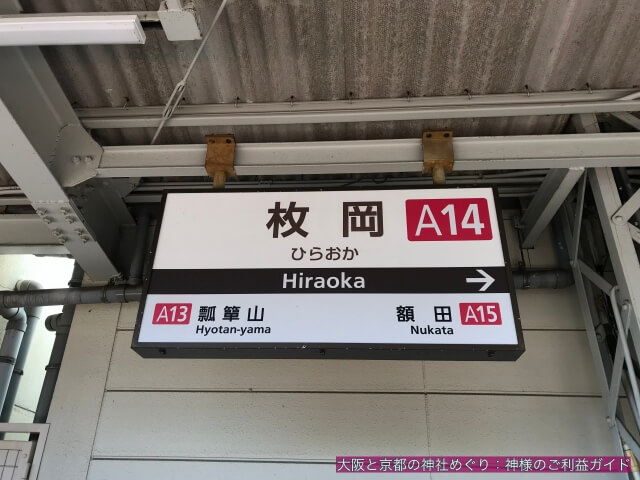近鉄「枚岡駅」