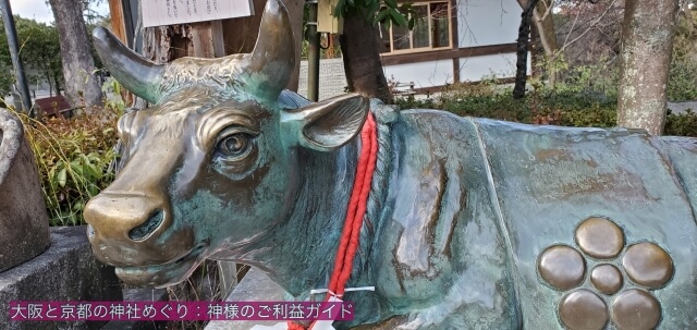 長岡天満宮の撫で牛