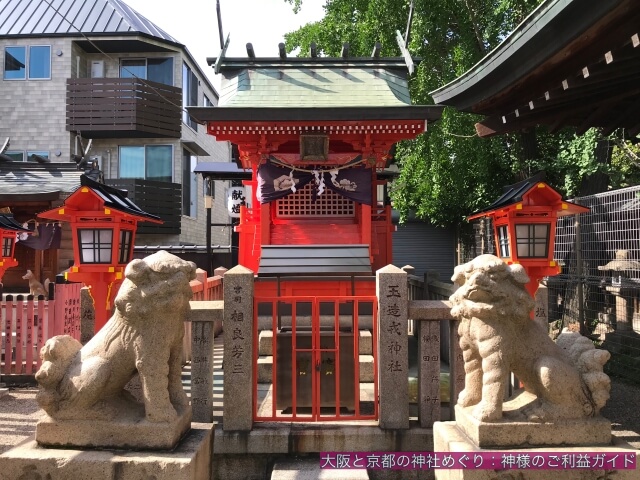 中道八阪神社の摂社「玉造戎神社」拝殿