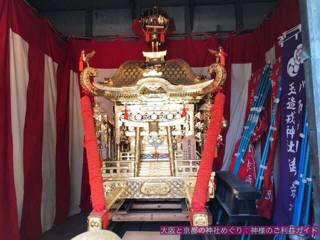 中道八阪神社の神輿