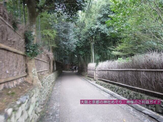 野宮神社周辺の小路