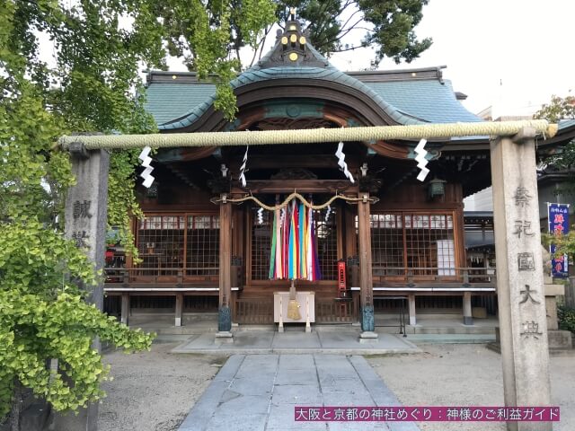 白山神社(大阪市)の拝殿